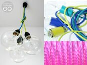 Lampa wisząca CABLE POWER pink