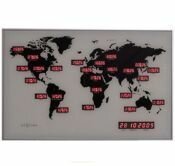 Zegar ścienny WORLD TIME DIGIT